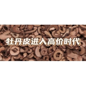 牡丹皮进入高价时代