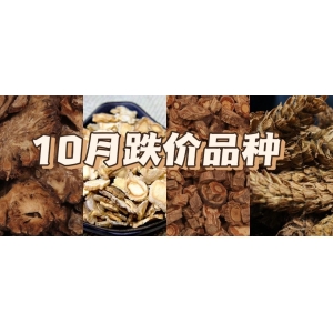 10月跌价品种