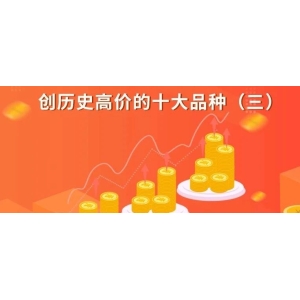 创历史高价的十大品种（三）
